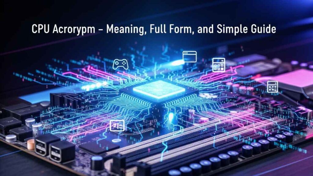CPU Acronym