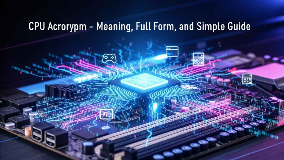 CPU Acronym