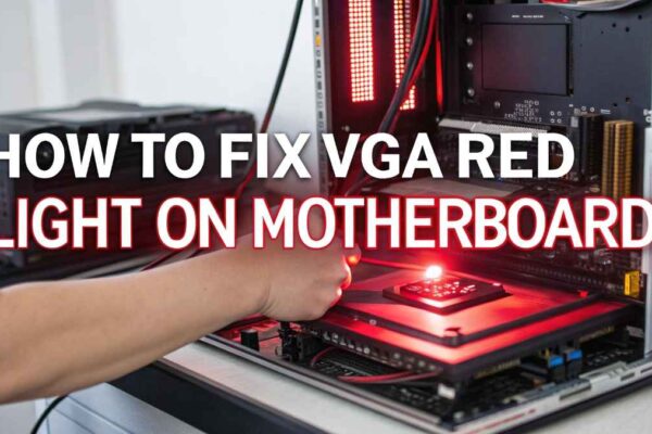 How to Fix VGA Red Light on Motherboard