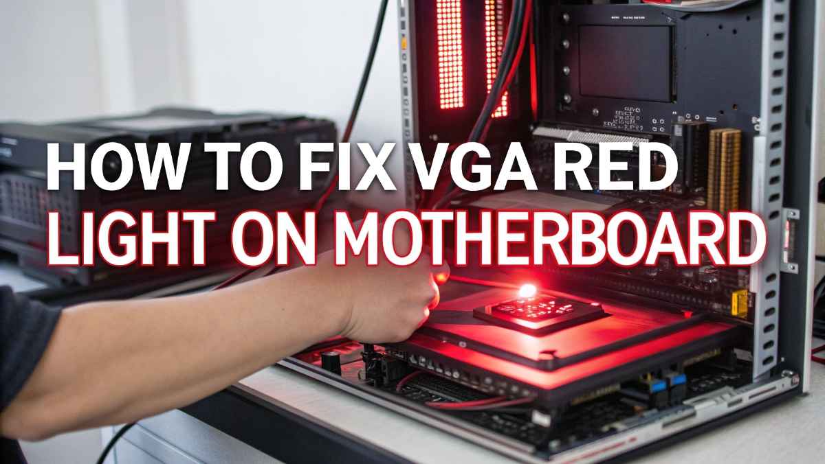 How to Fix VGA Red Light on Motherboard