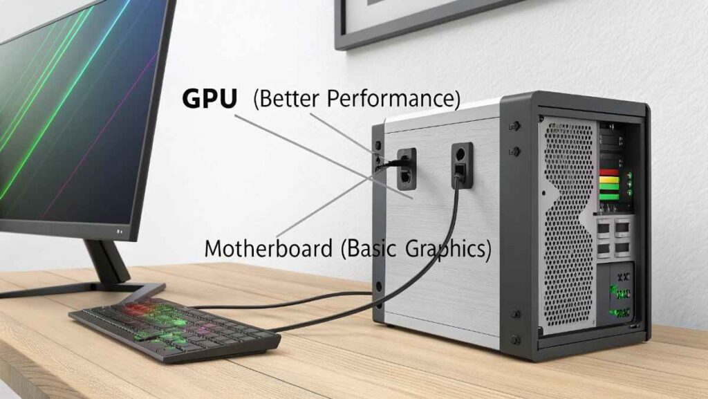 Is It Better To Connect Monitor To GPU Or Motherboard