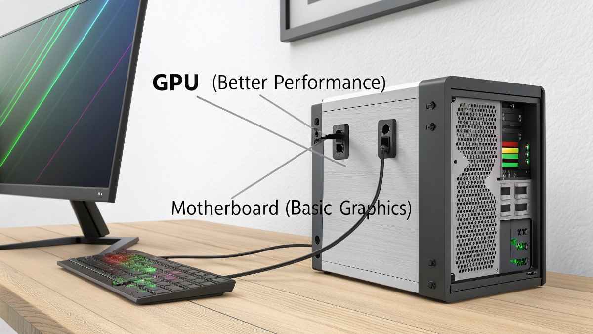 Is It Better To Connect Monitor To GPU Or Motherboard