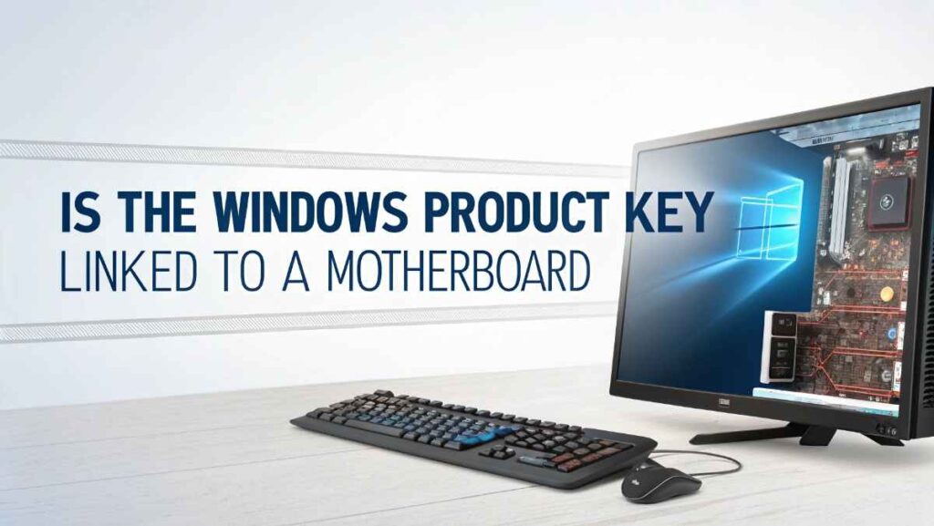 Is The Windows Product Key Linked To A Motherboard
