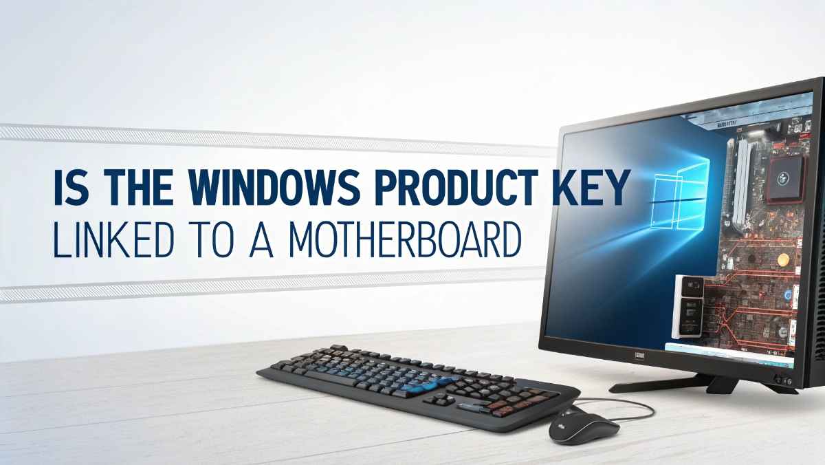 Is The Windows Product Key Linked To A Motherboard