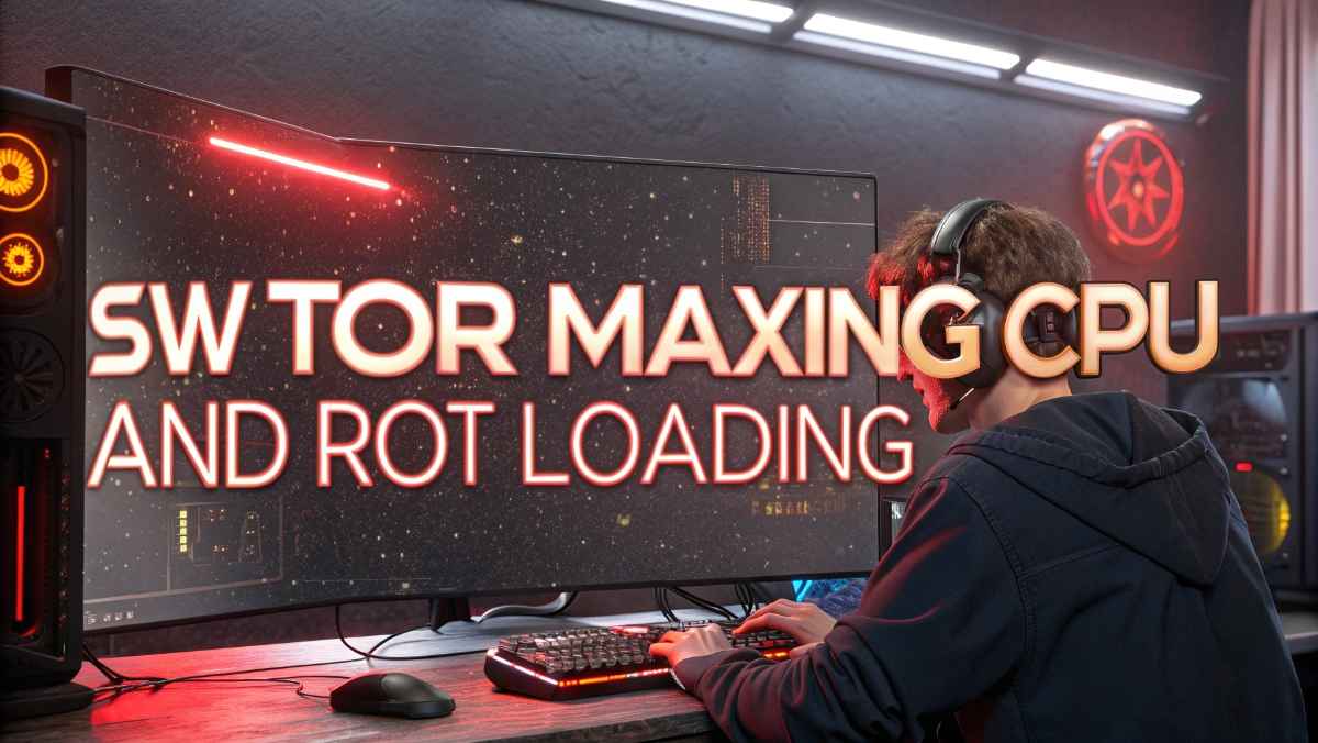 SWTOR Maxxing CPU and Not Loading